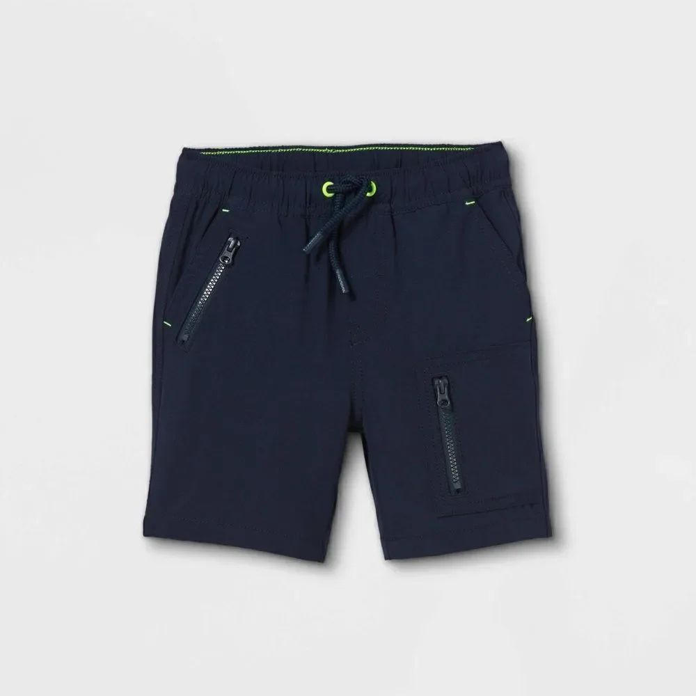 Cat & Jack Toddler Boys' Woven Pull-On Quick Dry Utility Chino Shorts 12 months